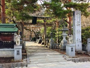 日高神社境内入口 (岩手県奥州市水沢区)